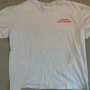 Anti Social Crop Top/Tee
